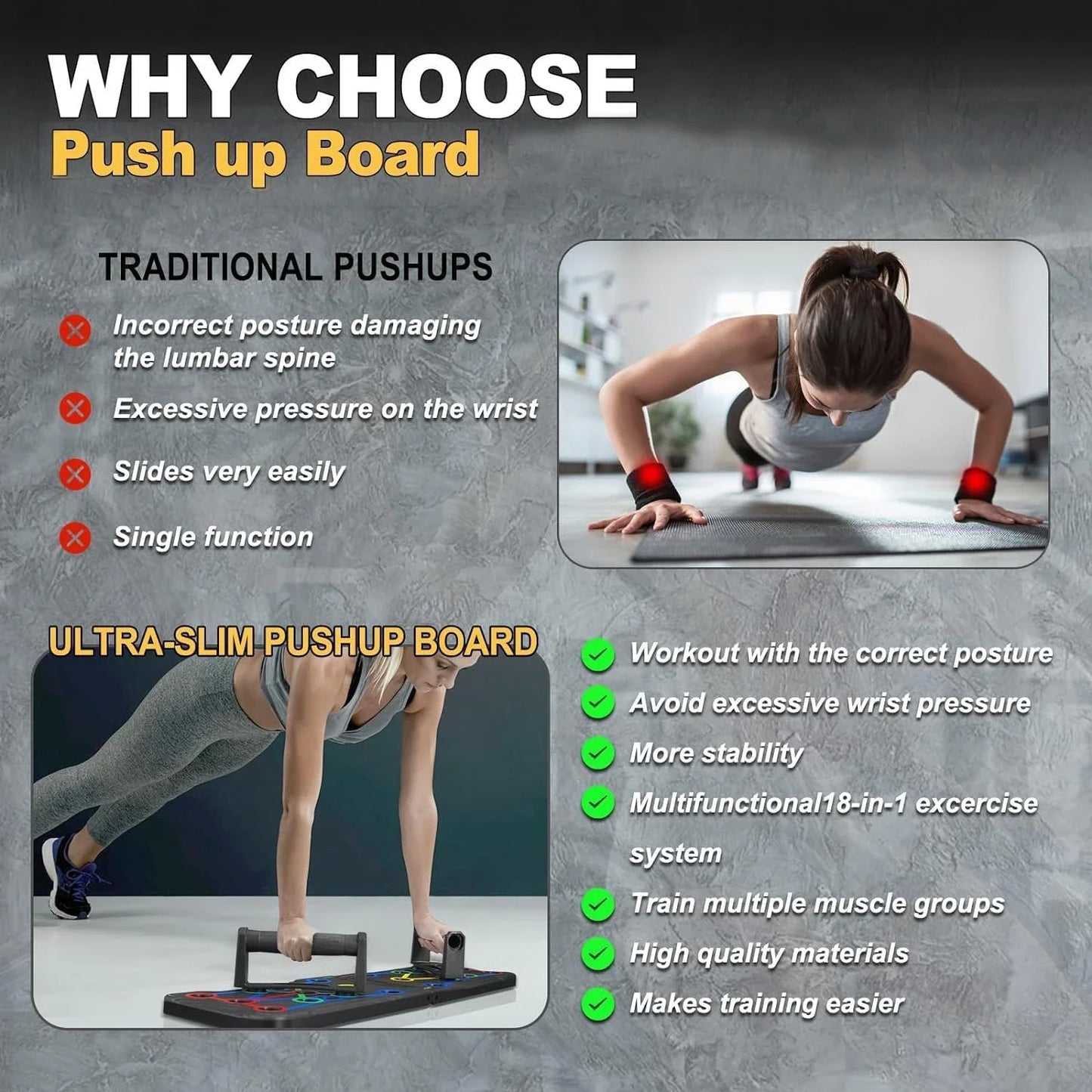 Portable Multi-Angle Push-Up System