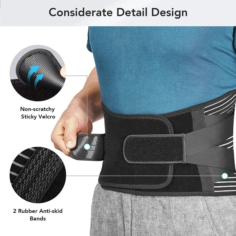 Comfortable Back Brace for Strong Lumbar Support